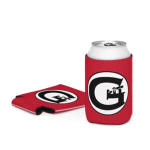 GRIT Red Can Cooler