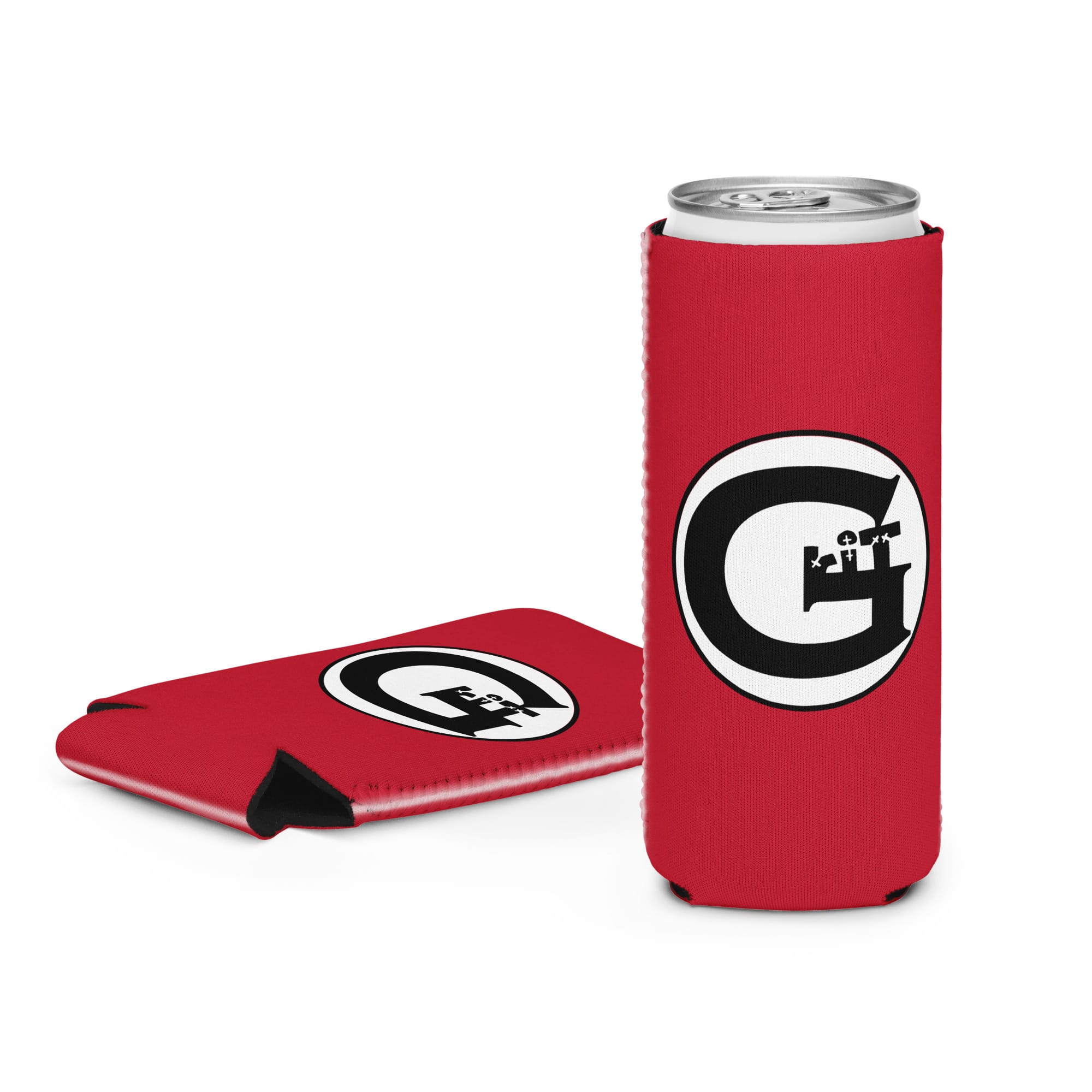 GRIT Red Can Cooler - Image 2