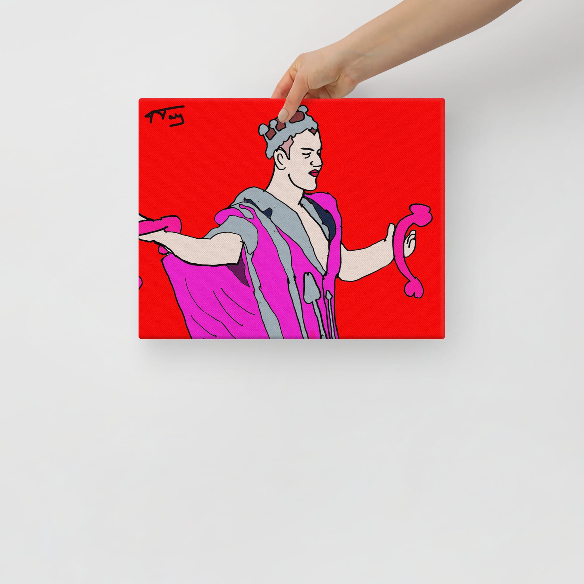 McQueen Canvas Art 14''x11'' - Image 2