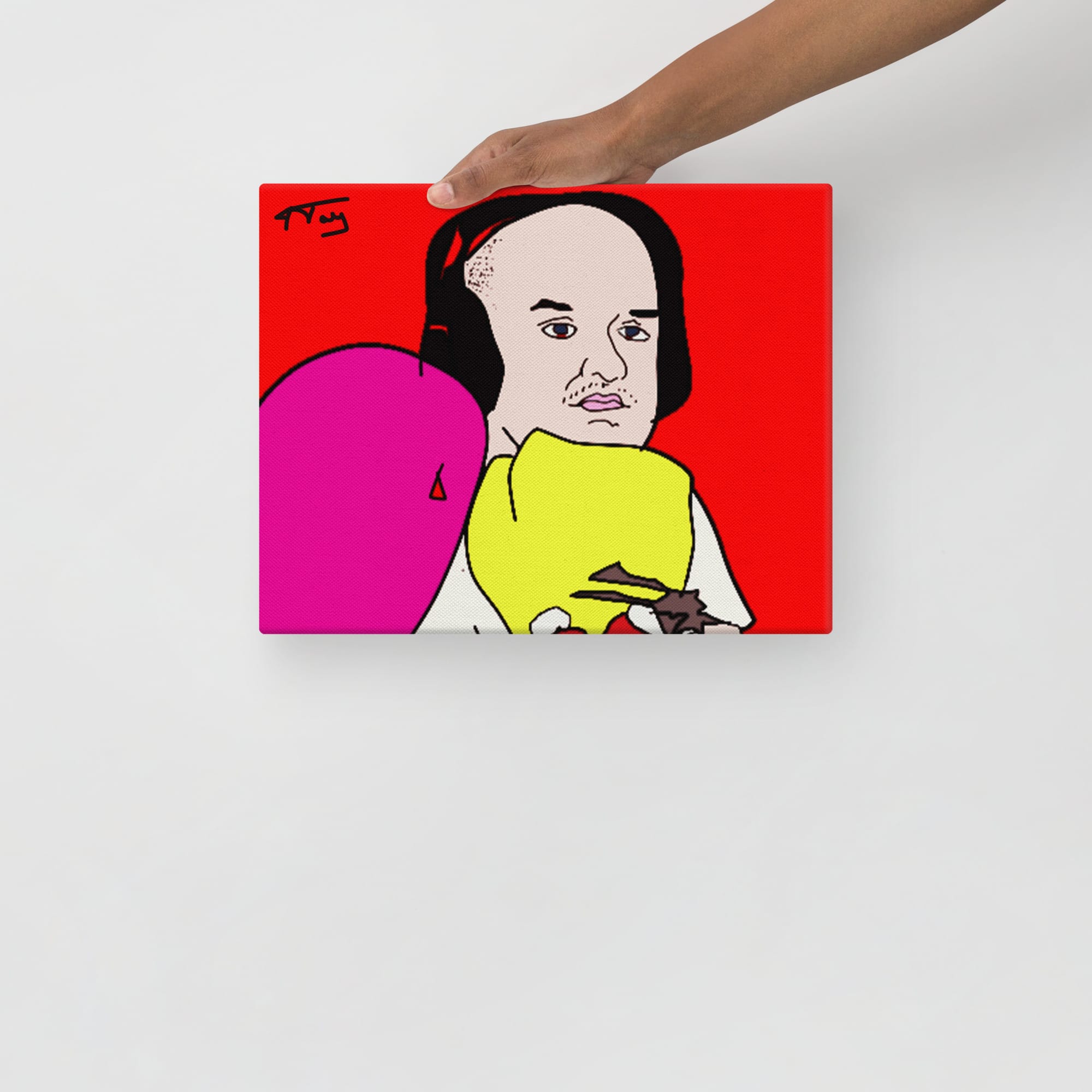 Kevin Canvas Art 14''x11'' - Image 2