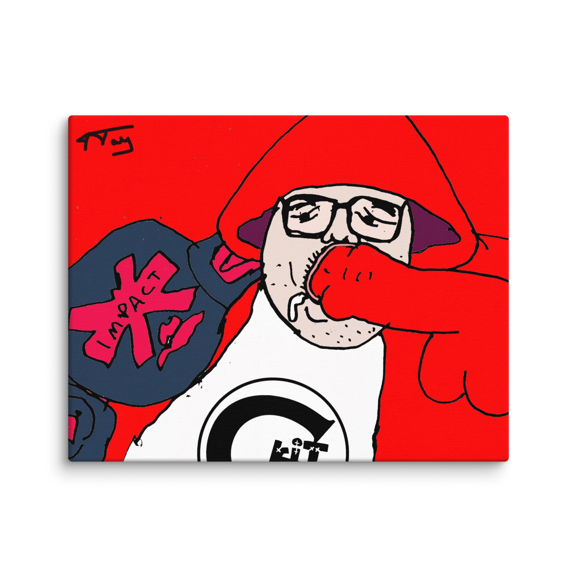 Geno Canvas Art 14”x11”