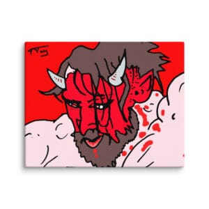 DBry Canvas Art 14''x11''