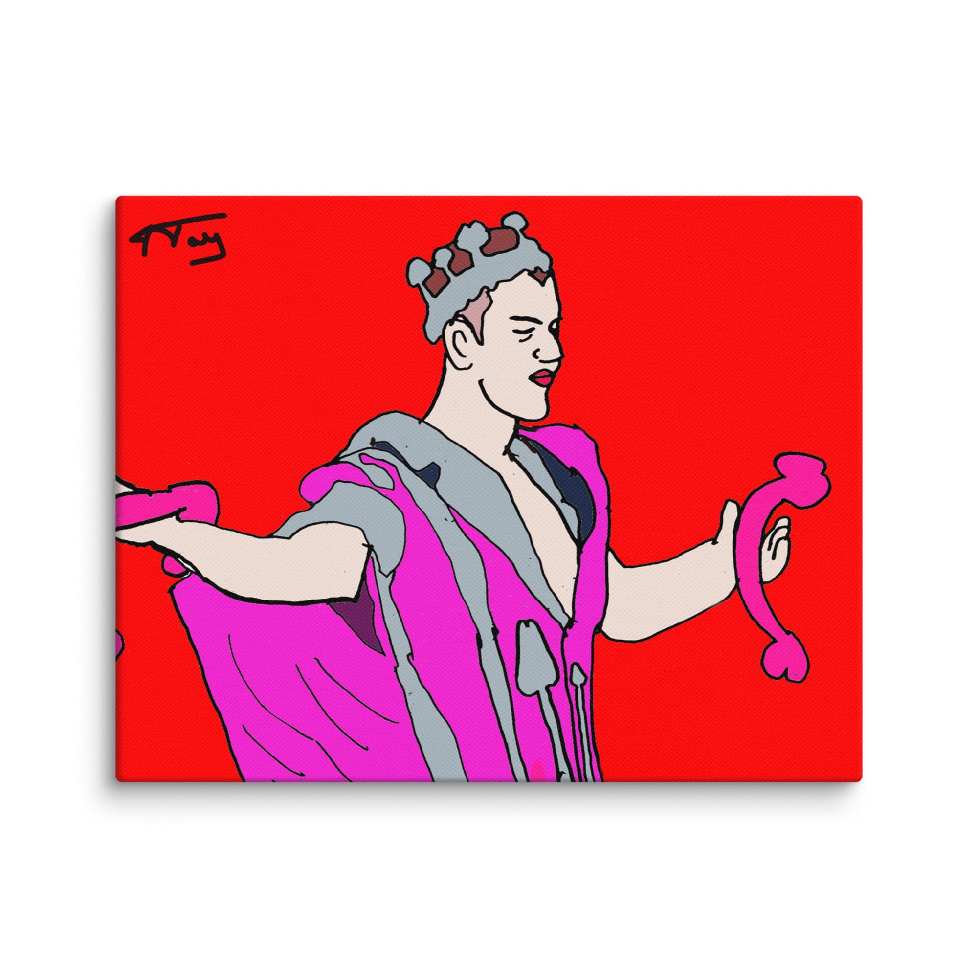 McQueen Canvas Art 14”x11”