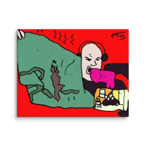 Forrest Undies Canvas Art 14''x11''