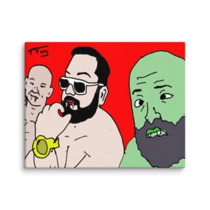 TWFS Meets ROTC Canvas Art 14''x11''