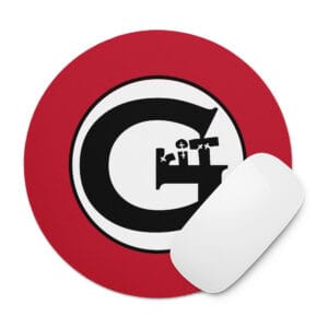 GRIT Red Mouse Pad