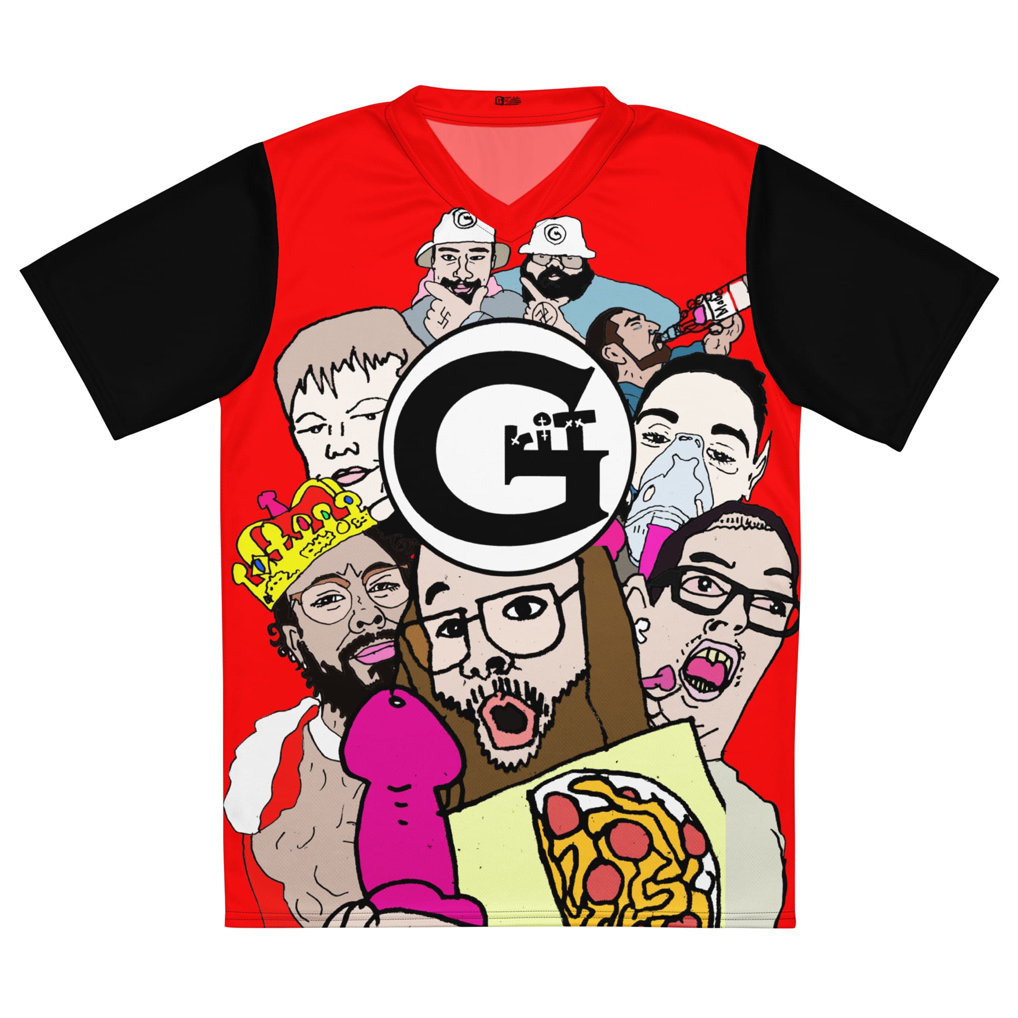 GRIT Red Soccer Jersey