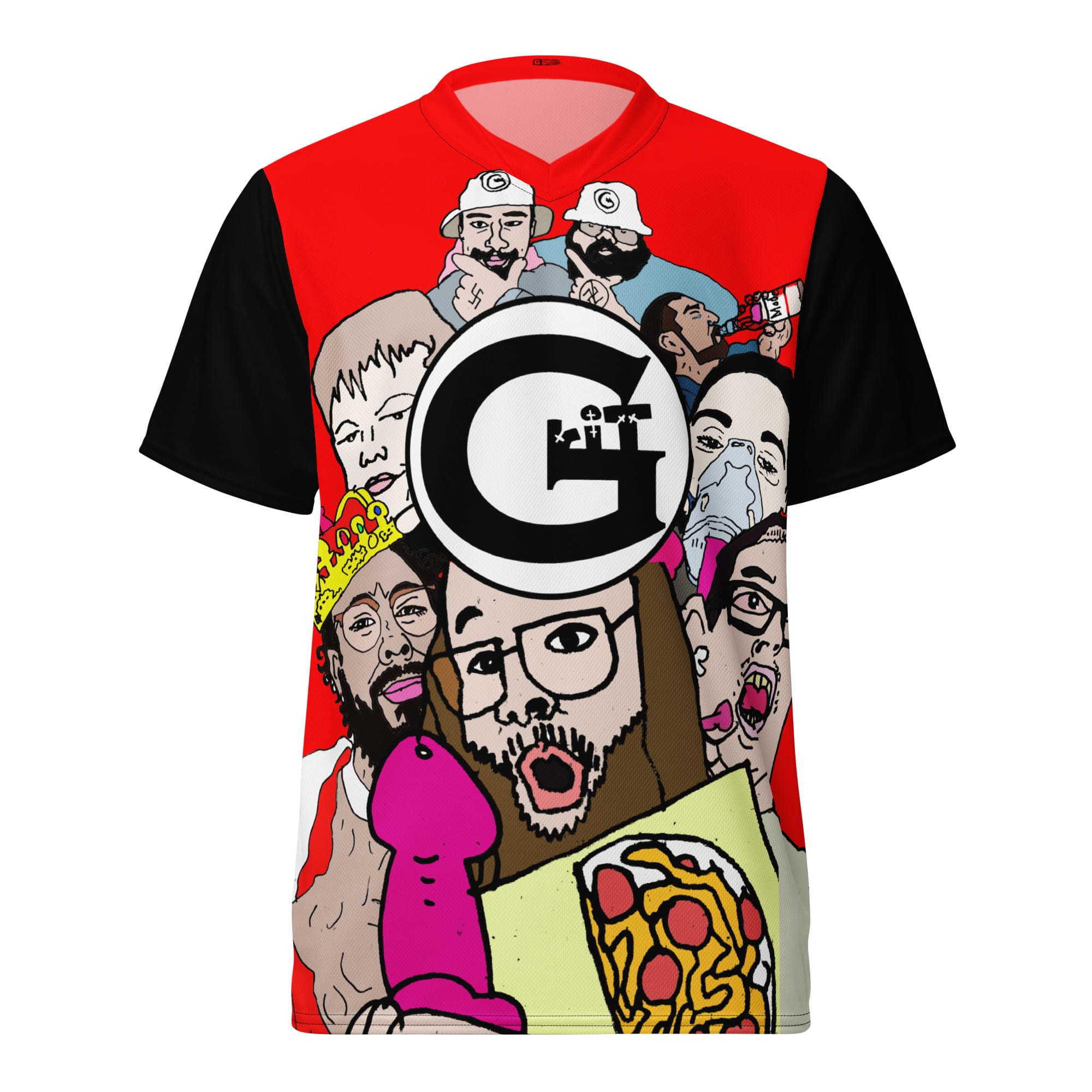 GRIT Red Soccer Jersey - Image 2